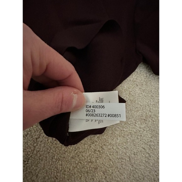 New Women's Express Silky Soft Fitted turtleneck Sweater size XS color maroon re - Picture 6 of 9